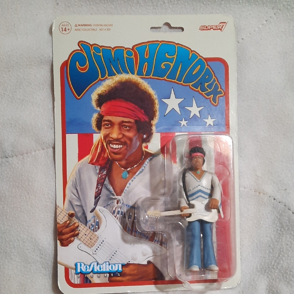 Jimi Hendrix Super7 Adult Collectible